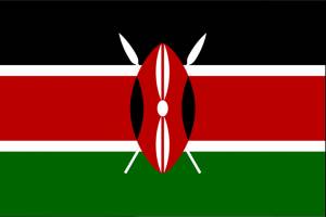 The Flag of Kenya